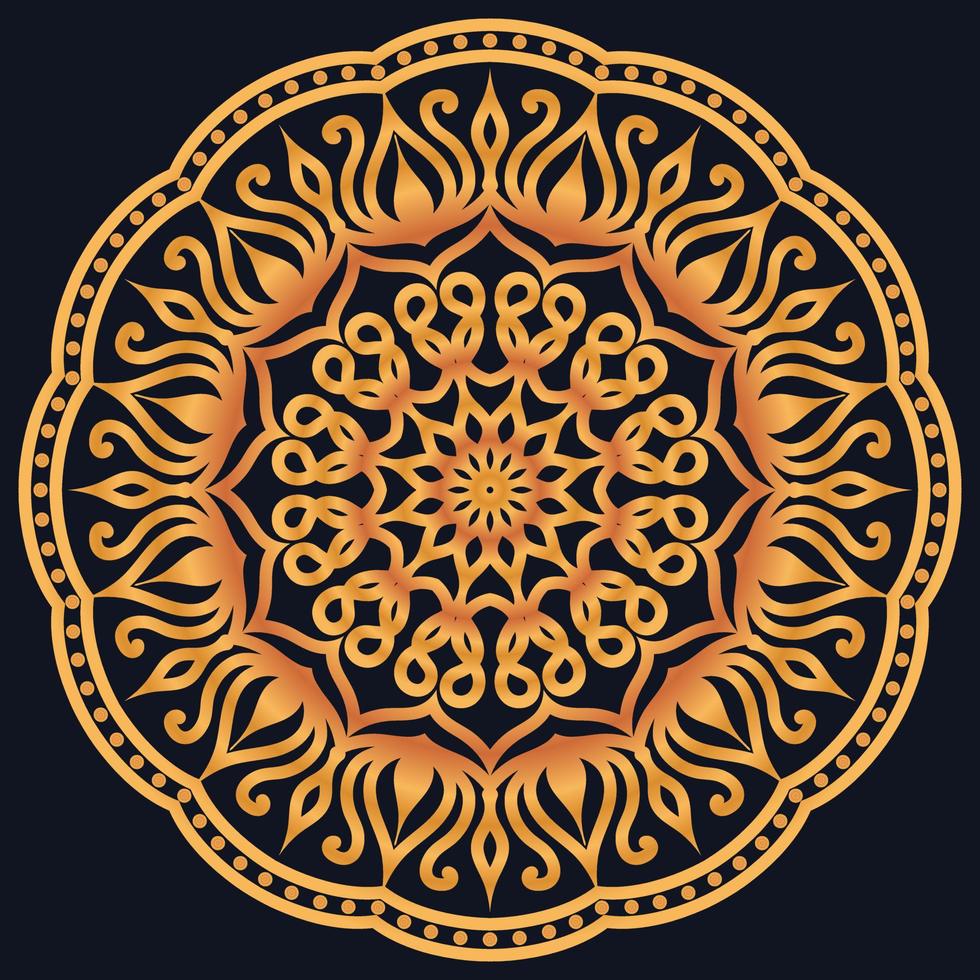 decoratief elementen luxe ornament patroon helling mandala ontwerp vector