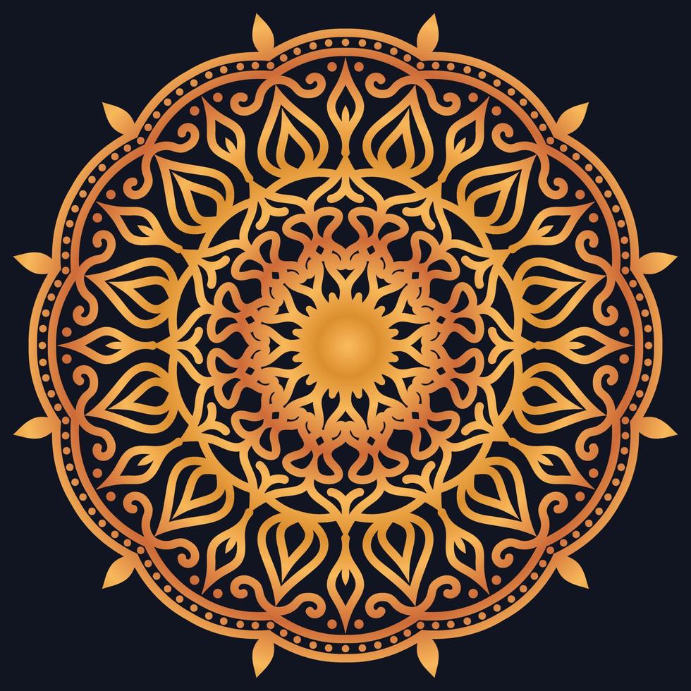 decoratief elementen luxe ornament patroon helling mandala ontwerp vector