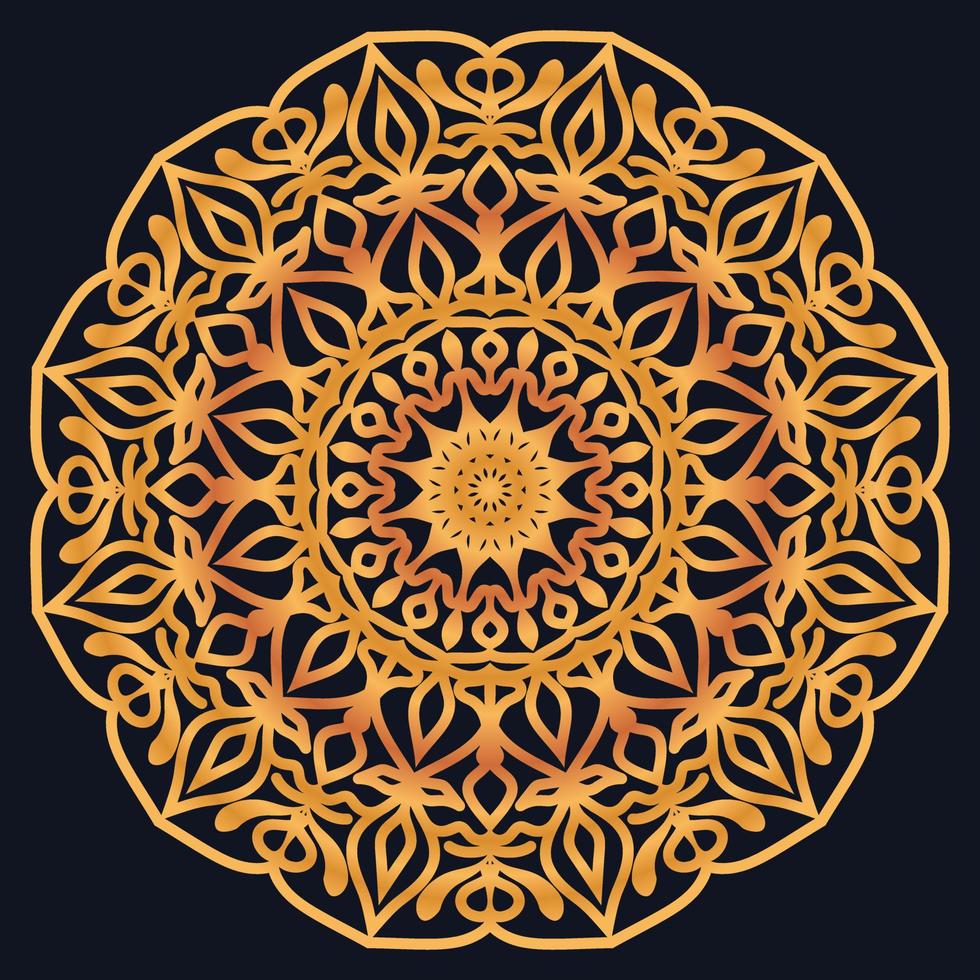 decoratief elementen luxe ornament patroon helling mandala ontwerp vector