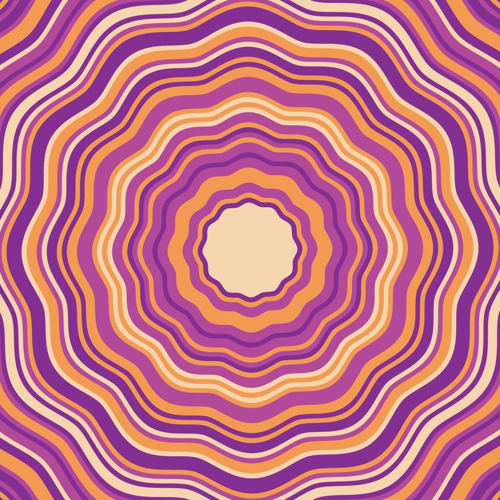 abstracte psychedelische groovy achtergrond. vector