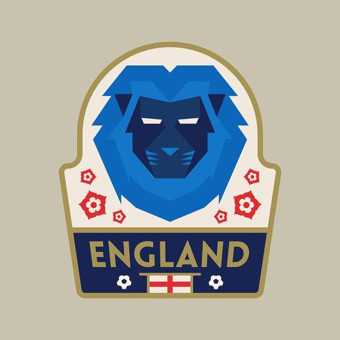 Engeland World Cup Soccer Badges vector