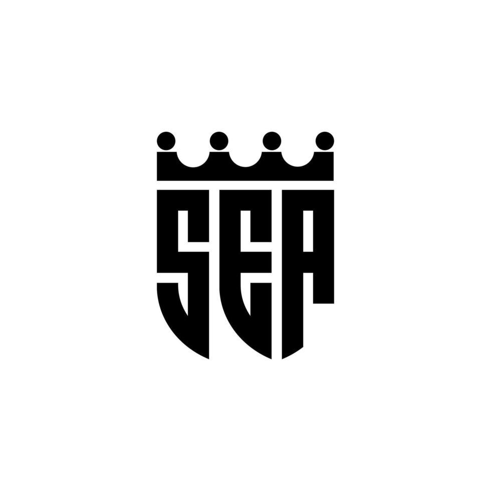 zee brief logo ontwerp in illustratie. vector logo, schoonschrift ontwerpen voor logo, poster, uitnodiging, enz.