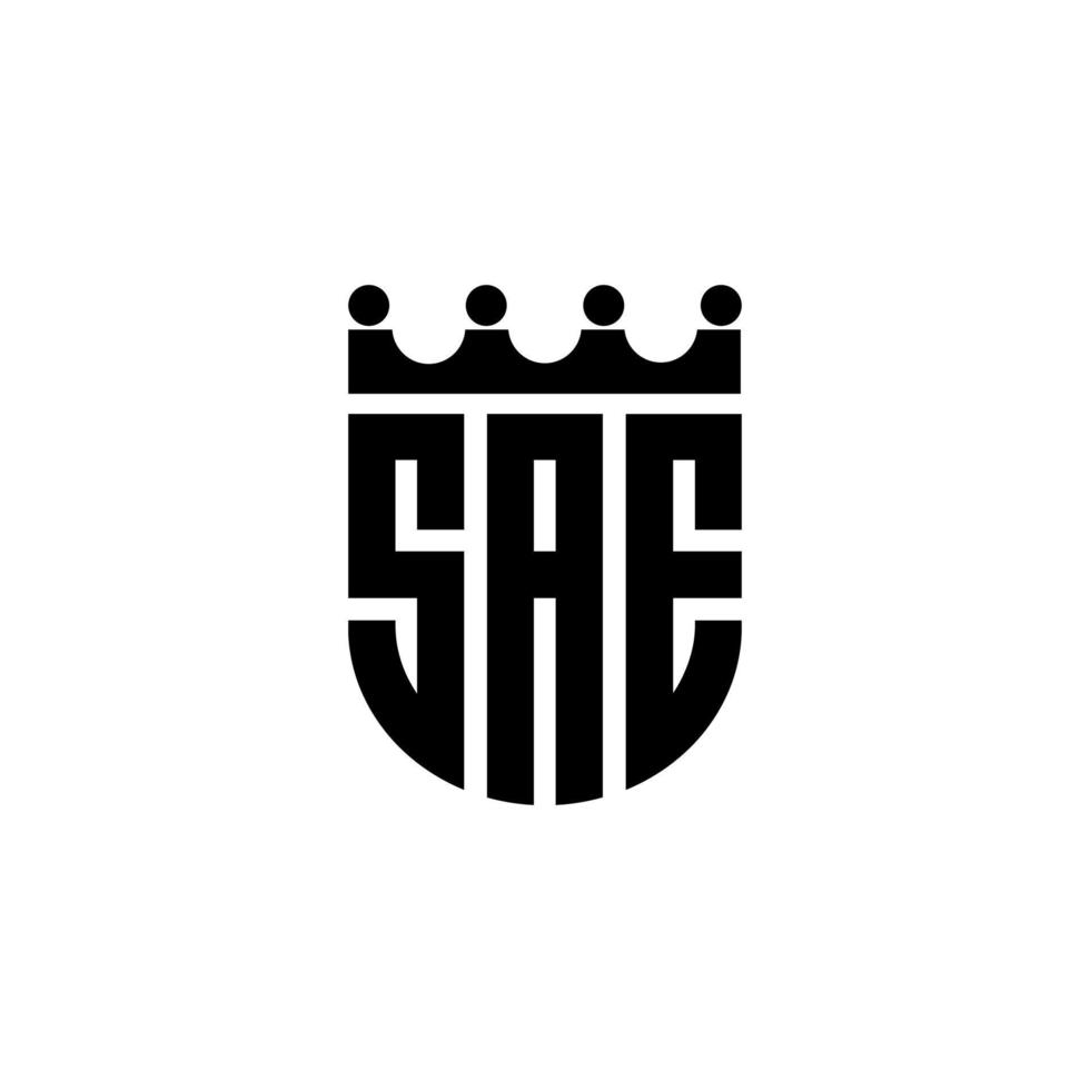 sae brief logo ontwerp in illustratie. vector logo, schoonschrift ontwerpen voor logo, poster, uitnodiging, enz.