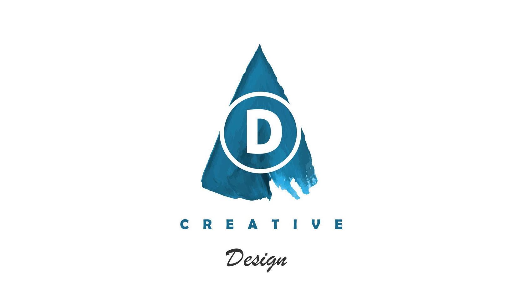 d logo ontwerp vector