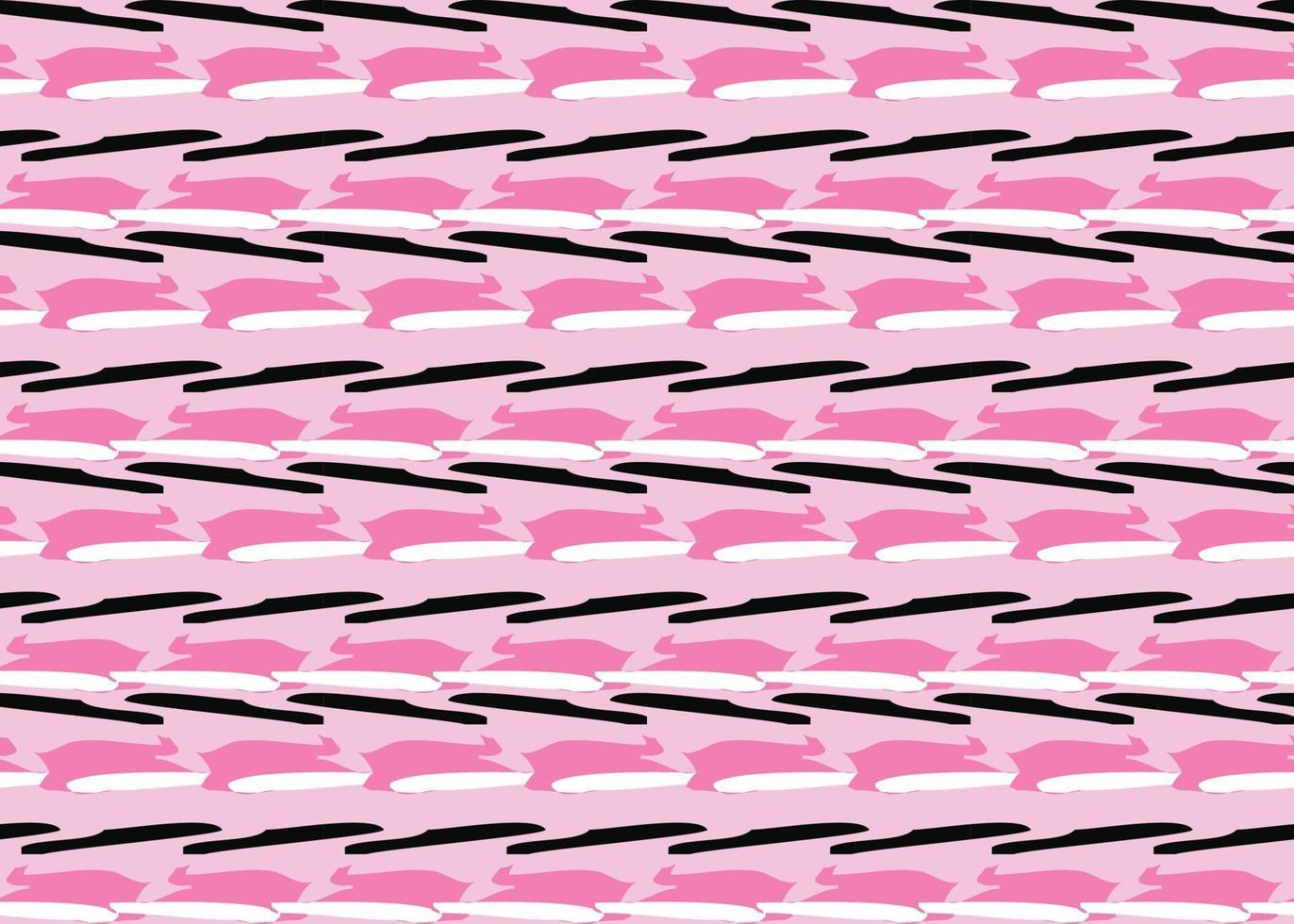 vector textuur achtergrond, naadloze patroon. hand getrokken, roze, zwarte, witte kleuren.
