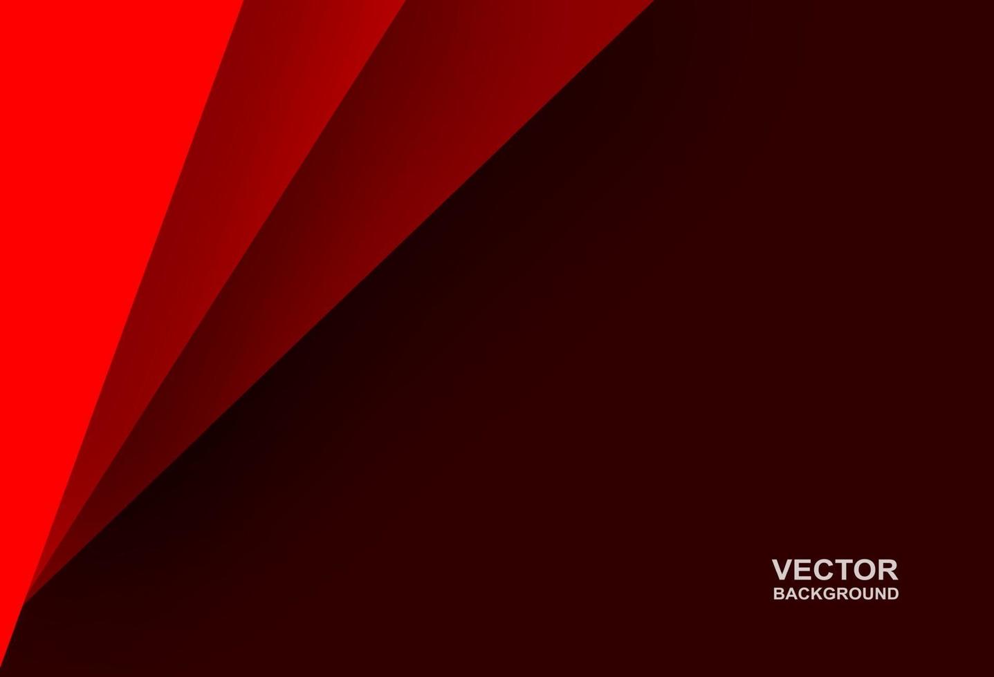 abstract. rode kleurovergang geometrische overlapping vorm achtergrond. vector. vector