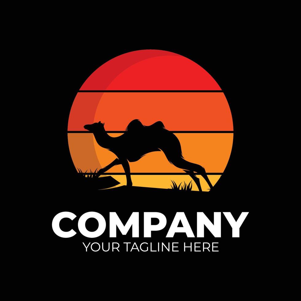 dier logo - kameel logo ontwerp inspiratie vector