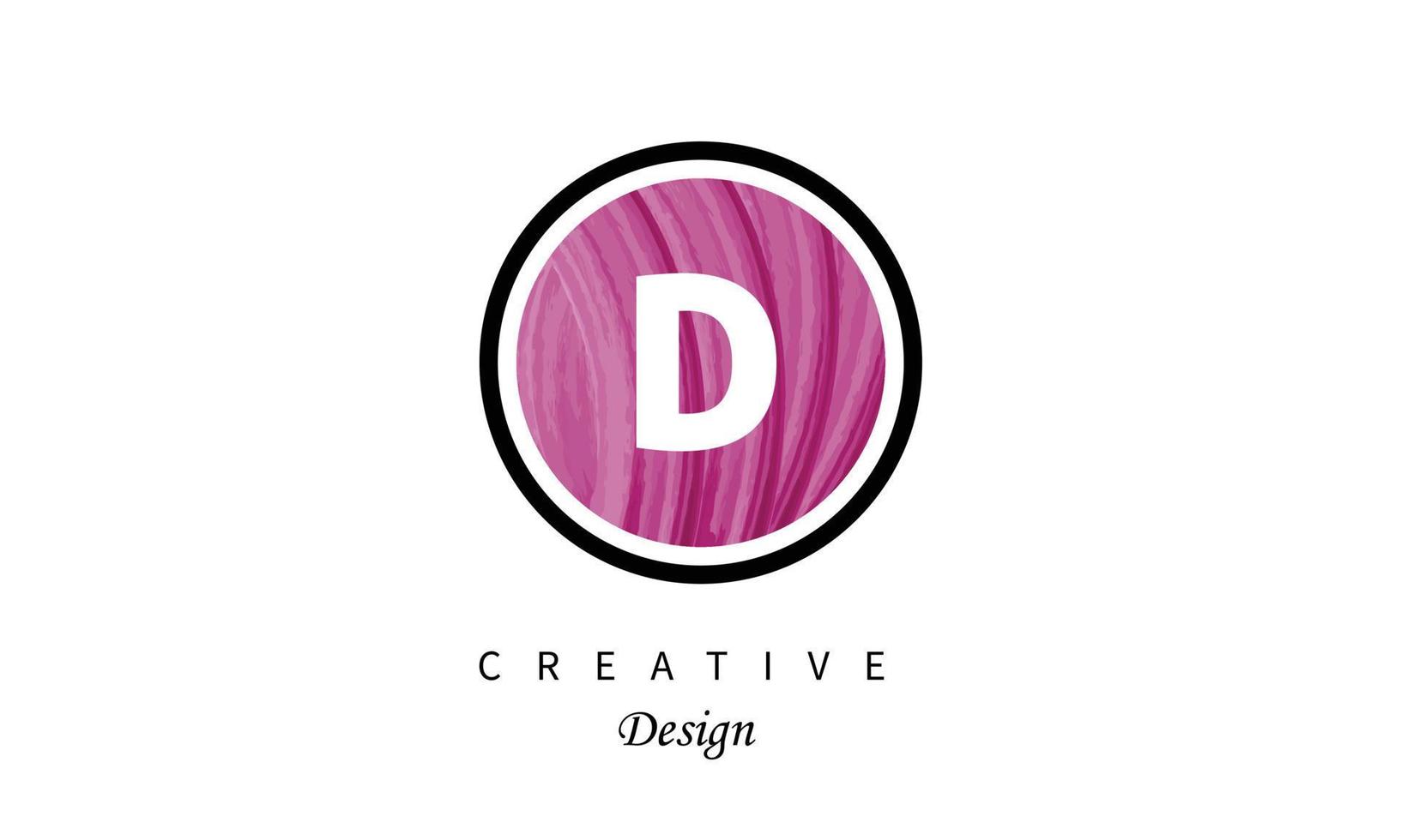 d logo ontwerp vector