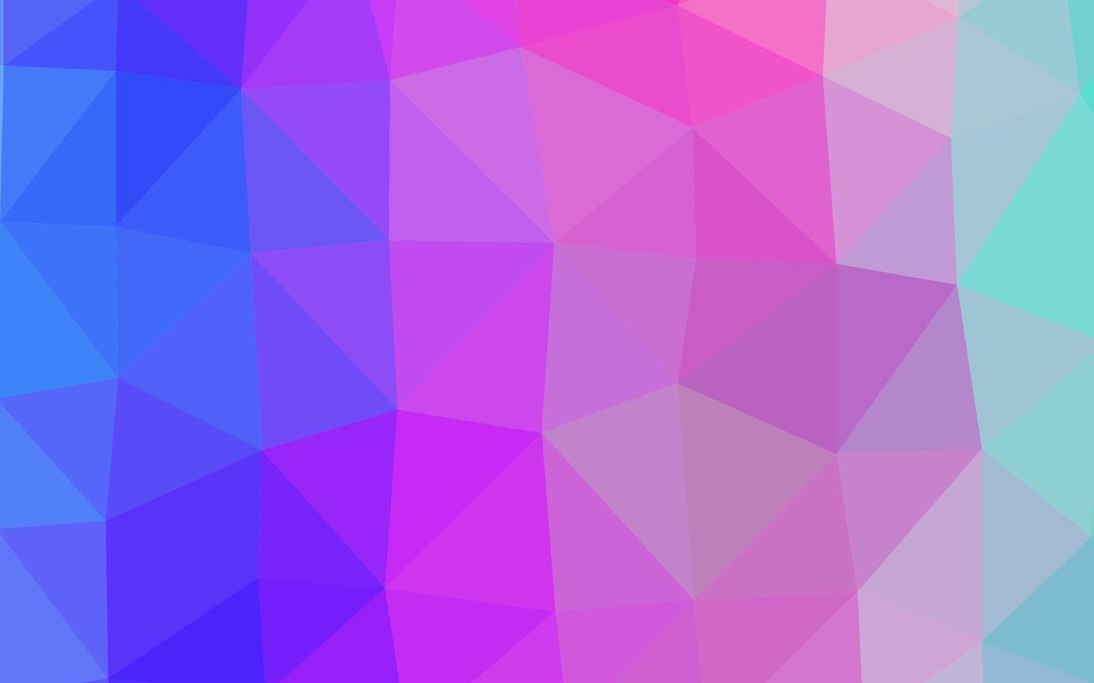lichtroze, blauw vector veelhoekig patroon.