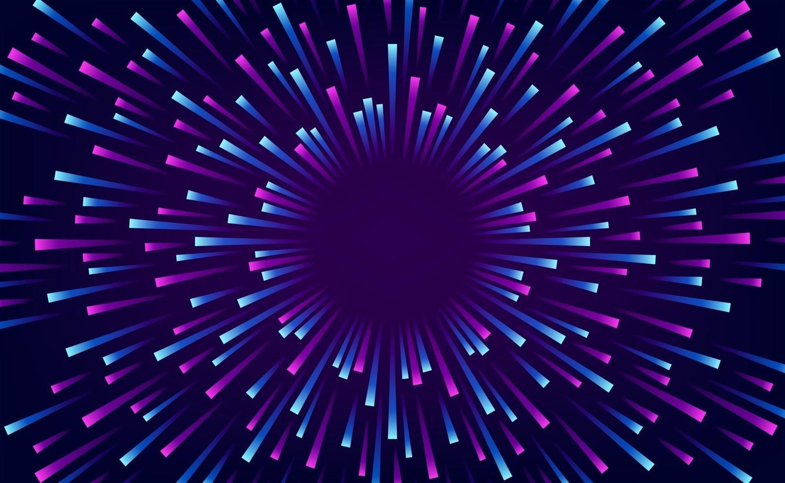 cyaan en magenta neon burst-achtergrond vector