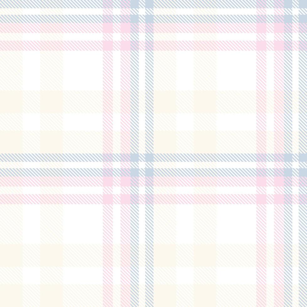 pastel Schotse ruit patroon ontwerp textiel de resulterend blokken van kleur herhaling verticaal en horizontaal in een kenmerkend patroon van pleinen en lijnen bekend net zo een ingesteld. Schotse ruit is plaid vector