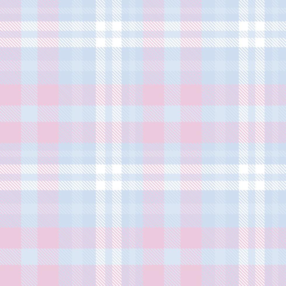 pastel Schotse ruit plaid patroon ontwerp structuur is geweven in een gemakkelijk twill, twee over- twee onder de kromtrekken, oprukkende een draad Bij elk slagen voor. vector