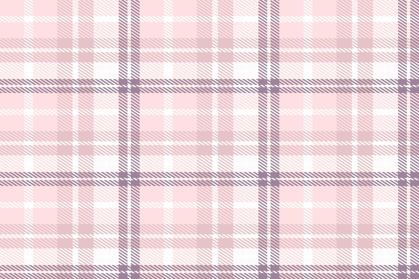 Purper plaid patroon naadloos structuur is geweven in een gemakkelijk twill, twee over- twee onder de kromtrekken, oprukkende een draad Bij elk slagen voor. vector