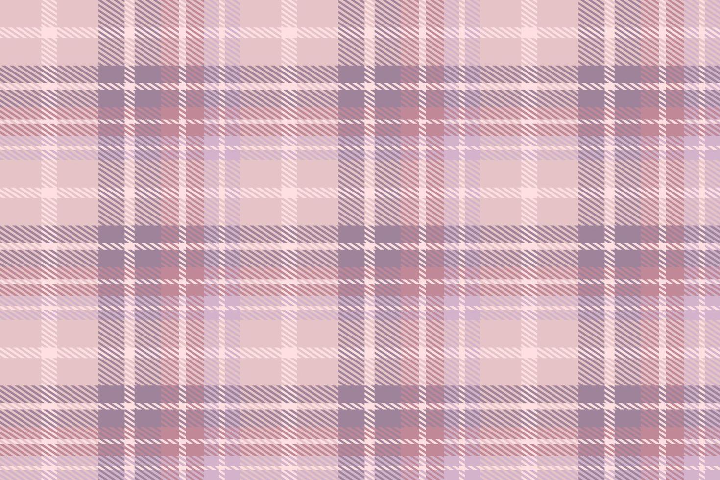 Purper Schotse ruit plaid patroon naadloos textiel is geweven in een gemakkelijk twill, twee over- twee onder de kromtrekken, oprukkende een draad Bij elk slagen voor. vector