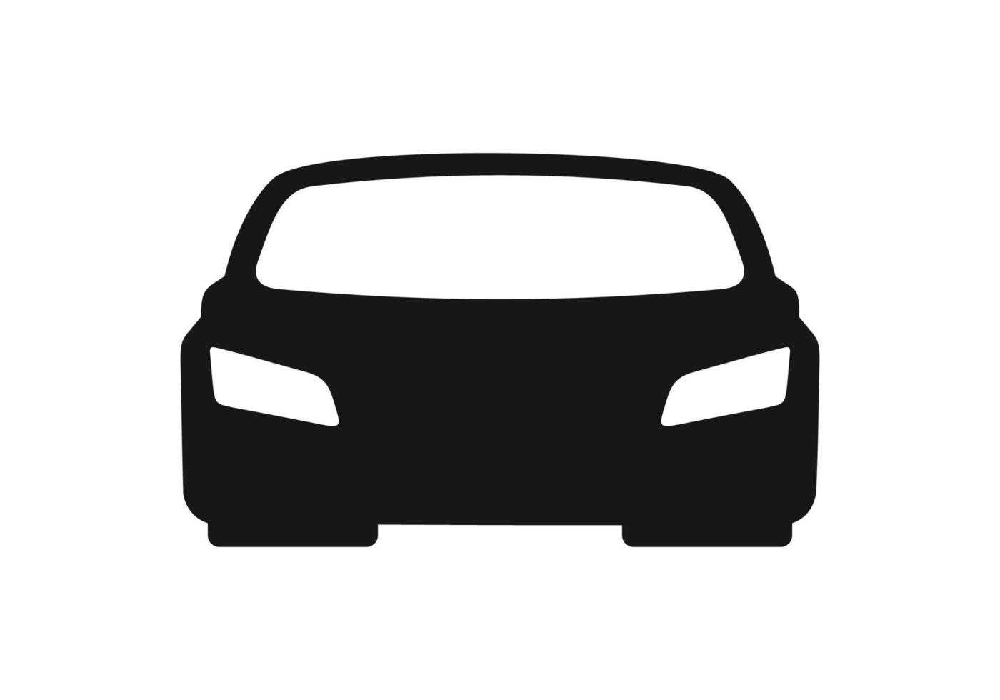 auto icoon geïsoleerd Aan wit achtergrond vector