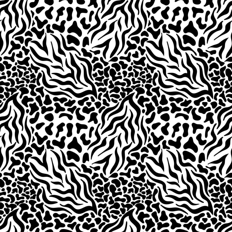 wild dier huid naadloos patroon. oppervlakte ontwerp voor textiel, kleding stof, behang vector