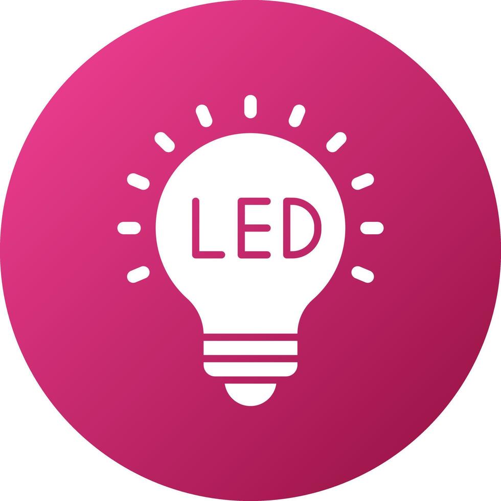 LED lichten icoon stijl vector