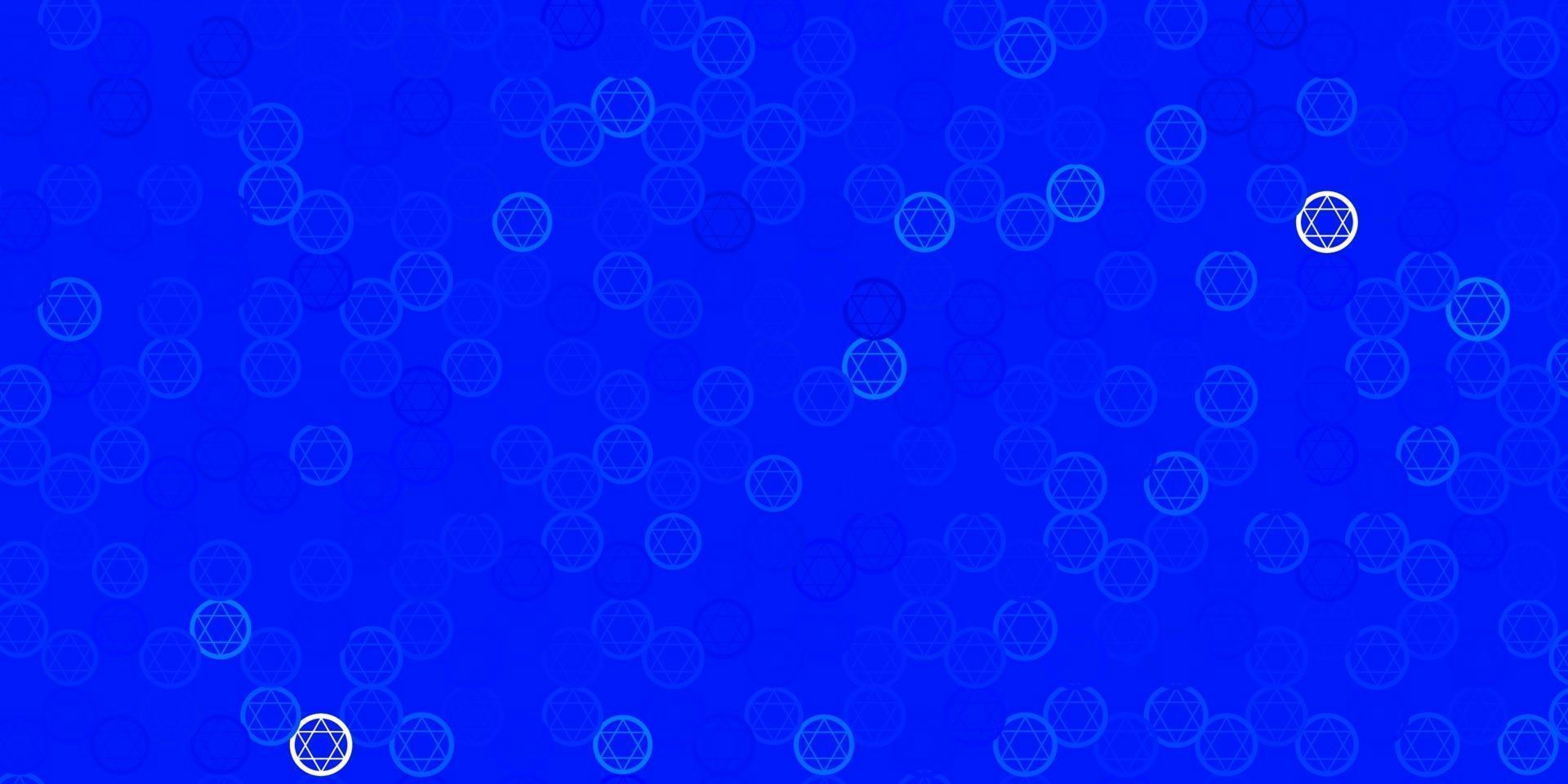 lichtblauwe vectormalplaatje met esoterische tekens. vector