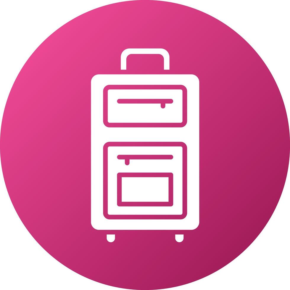 bagage pictogramstijl vector