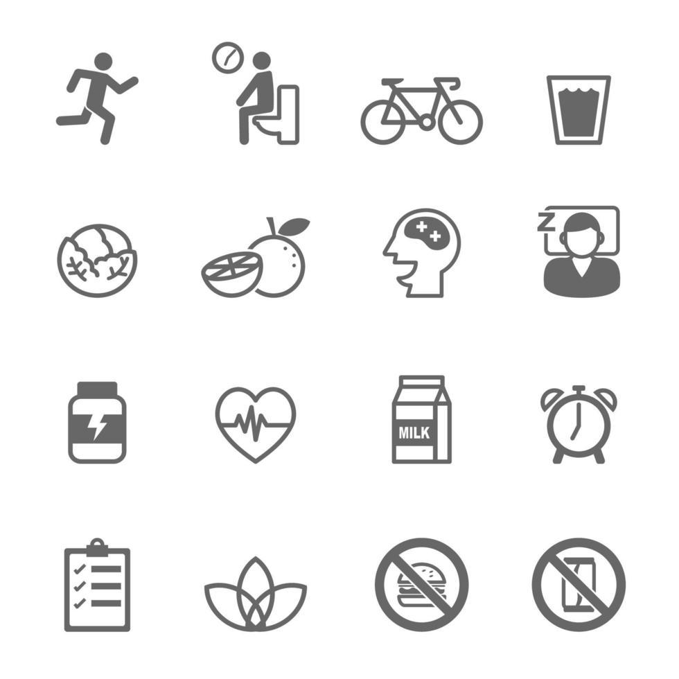 wellness vector iconen