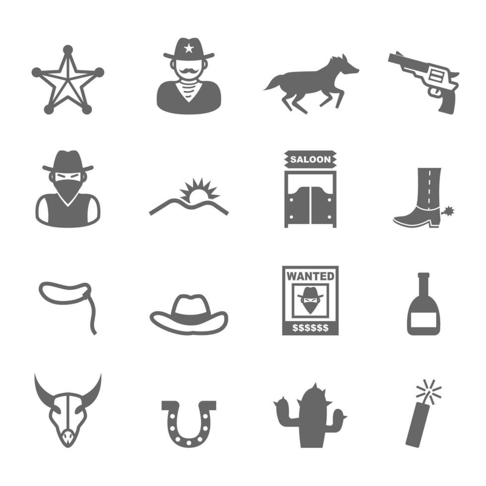 cowboy vector iconen