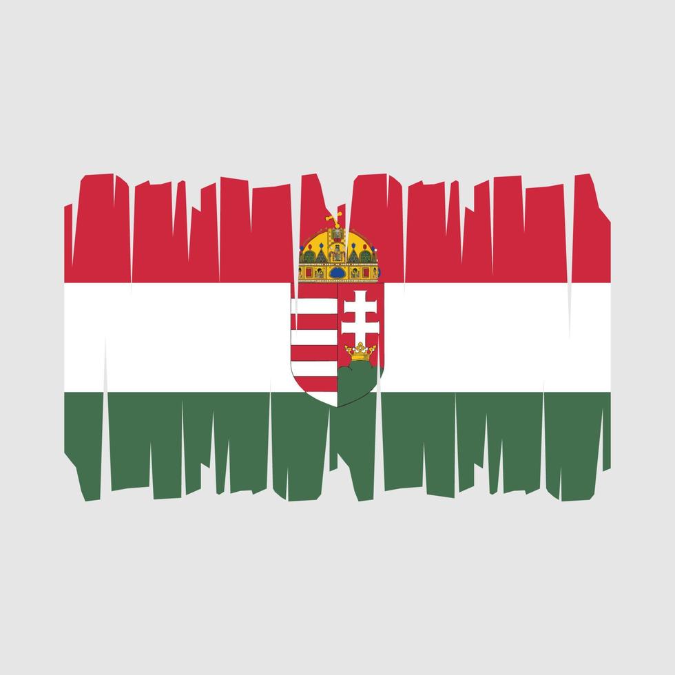 vlag van hongarije vector