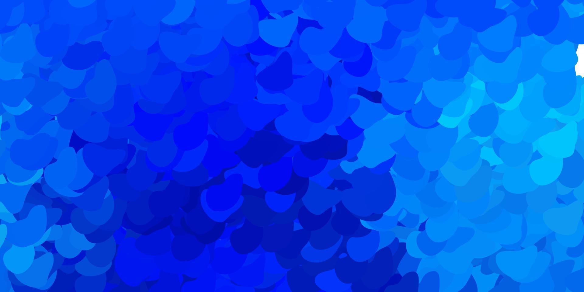 donkerblauwe vectorachtergrond met willekeurige vormen. vector