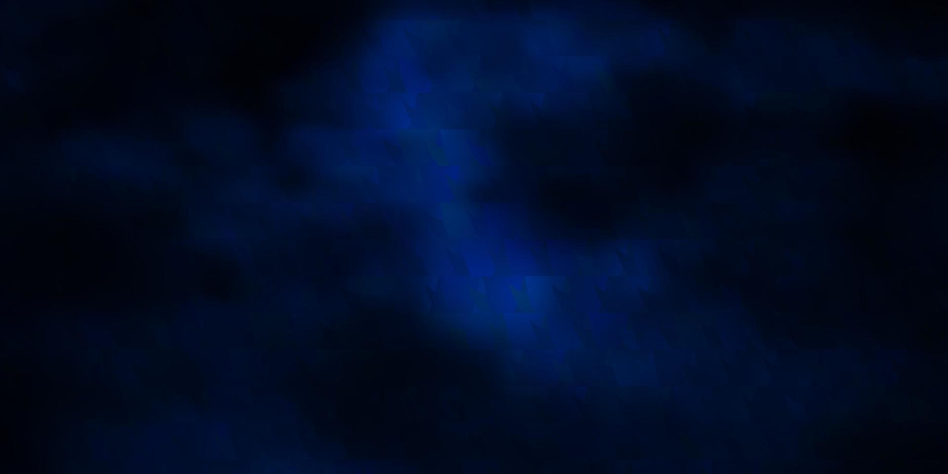 donkerblauwe vectorachtergrond met veelhoekige stijl. vector