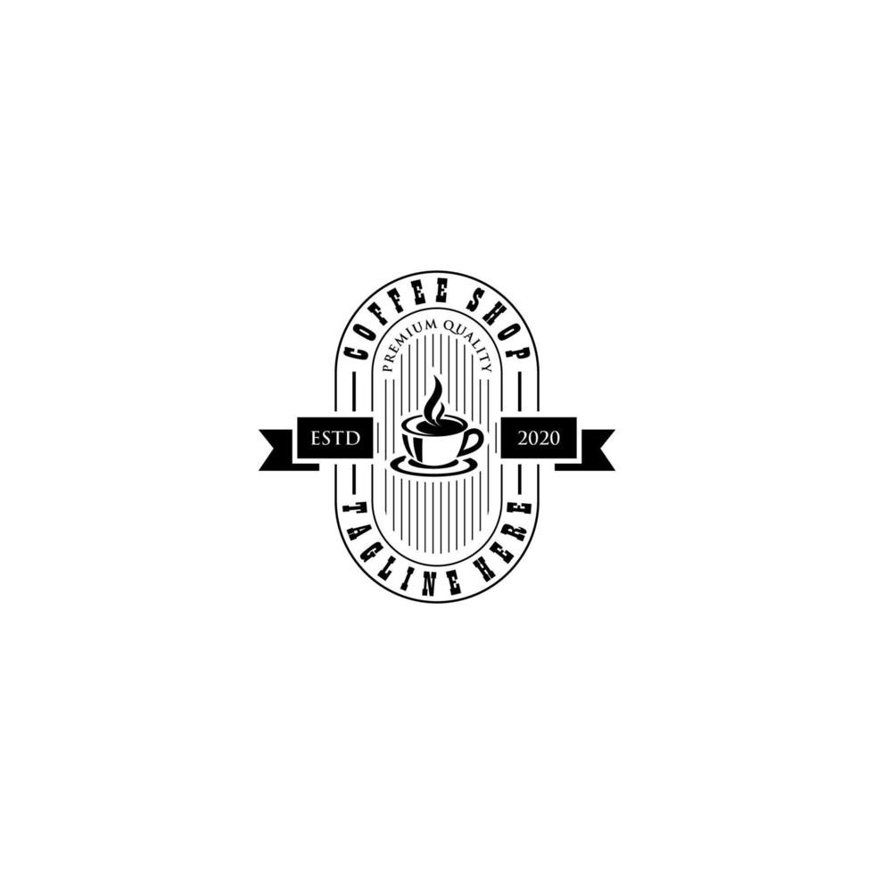 koffie winkel logo ontwerp.eps vector