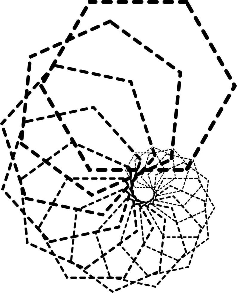 dynamisch vector zeshoek vorm dat u kan gebruik net zo logo, symbool, achtergrond, icoon, enz.