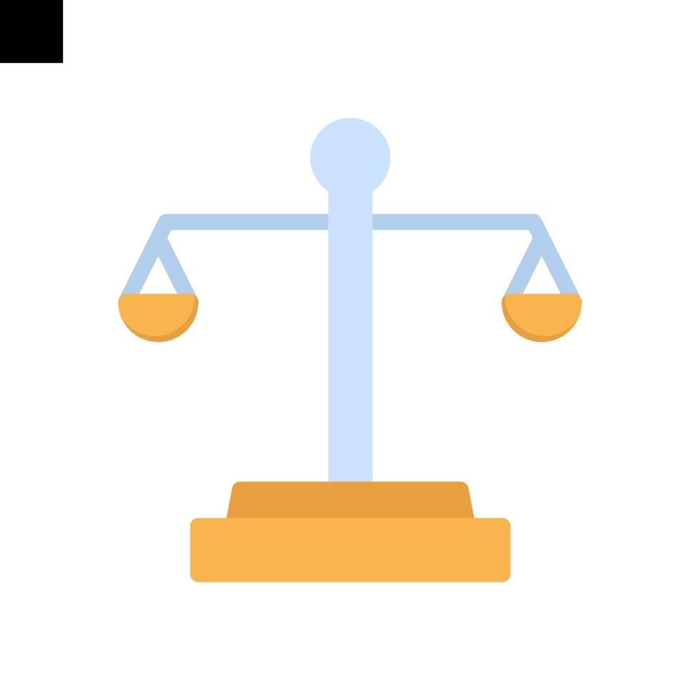 gelijkheid icoon logo vlak stijl vector