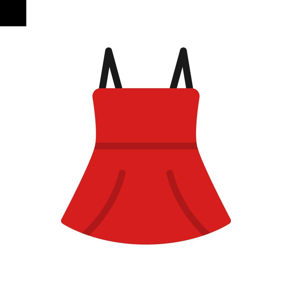 jurk icoon logo vlak stijl vector
