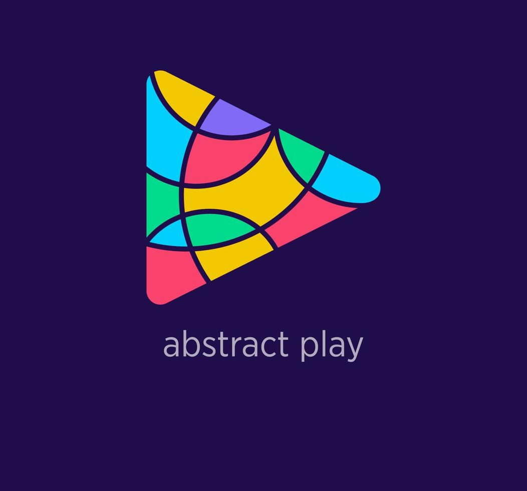 modern abstract opstarten logo icoon. uniek ontwerp kleur overgangen. kleurrijk begin logo sjabloon. vector. vector