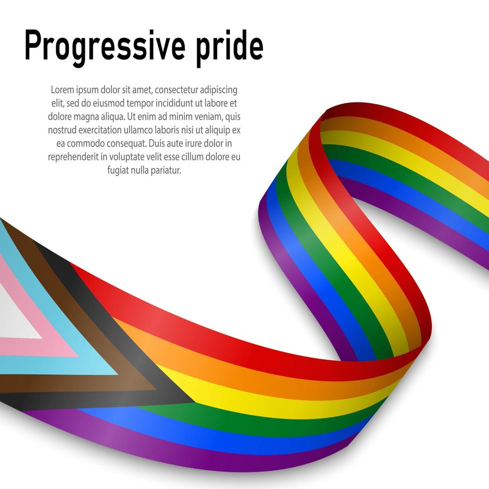 vlag van lgbr homo trots vector