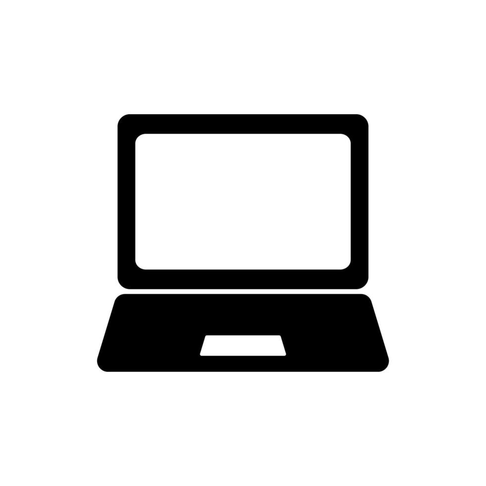 laptop icoon vector ontwerp Sjablonen