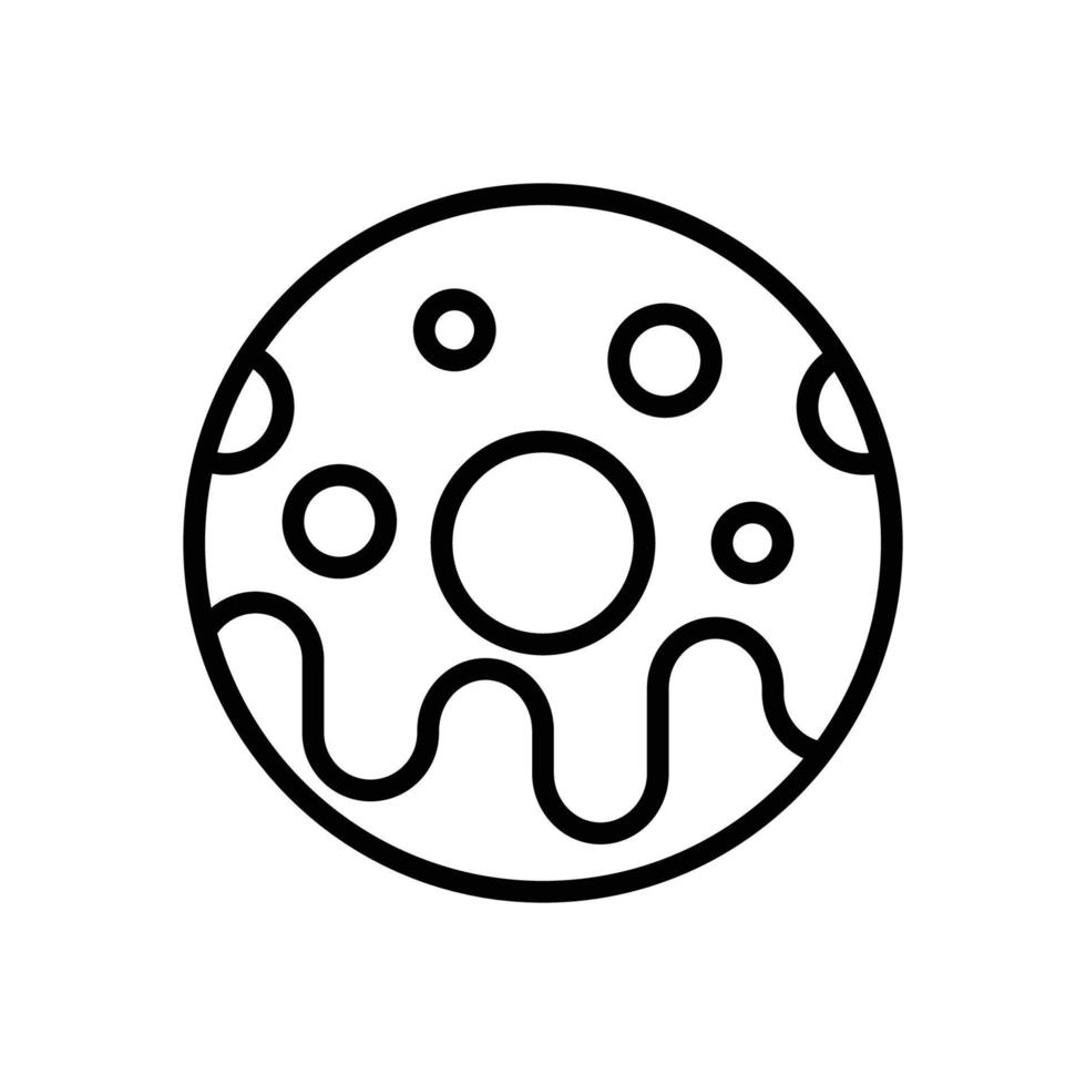 donut icoon vector ontwerp sjabloon gemakkelijk en modern