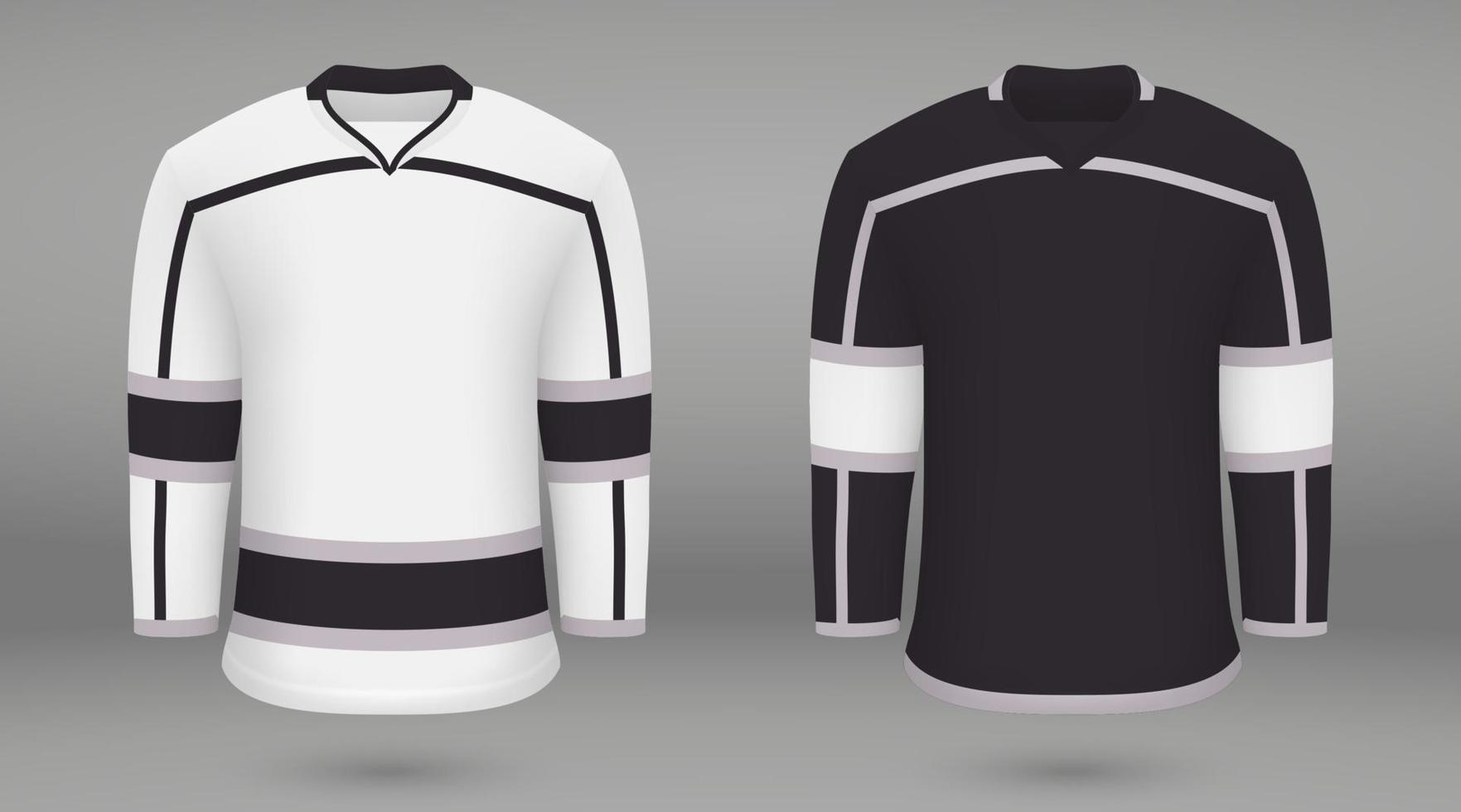 overhemd sjabloon kracht hockey Jersey vector