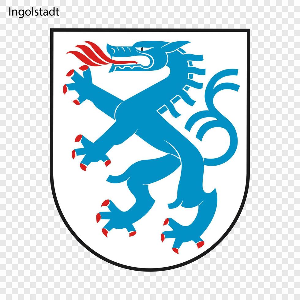 embleem van stad van Duitsland vector