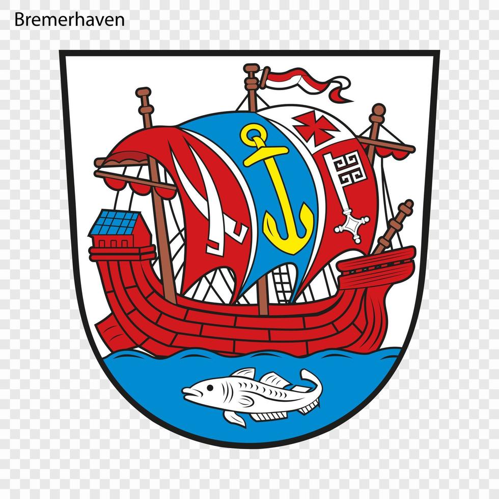 embleem van stad van Duitsland vector