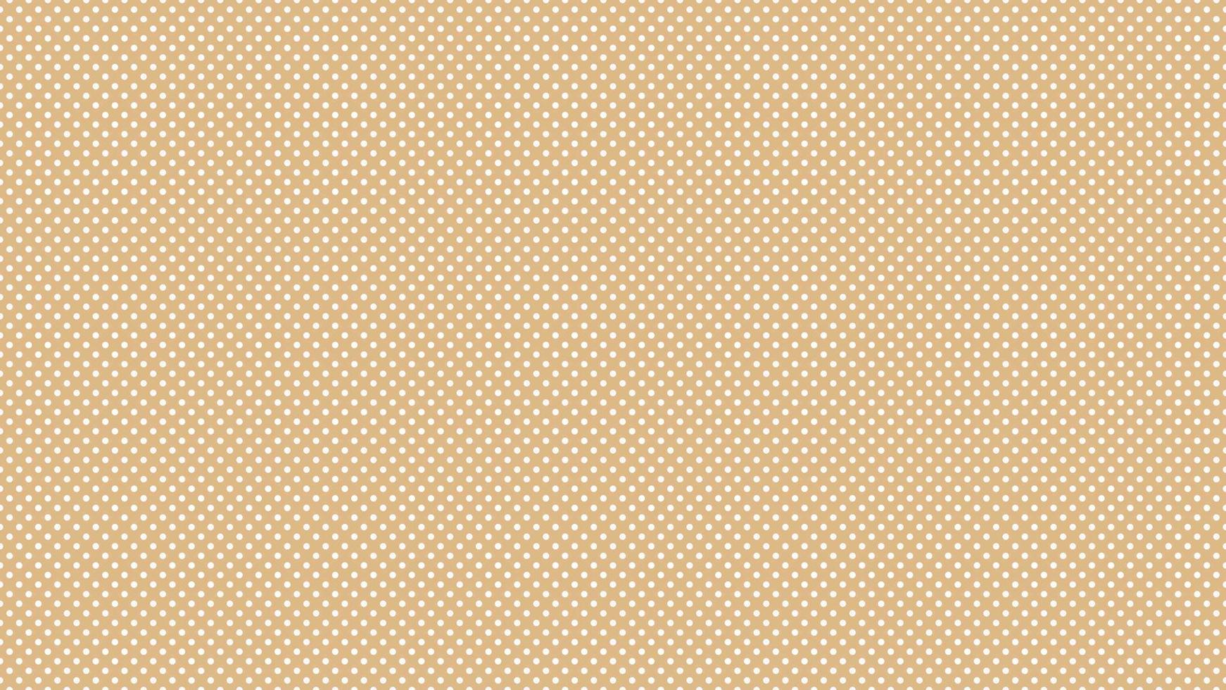 wit kleur polka dots over- potig hout bruin achtergrond vector