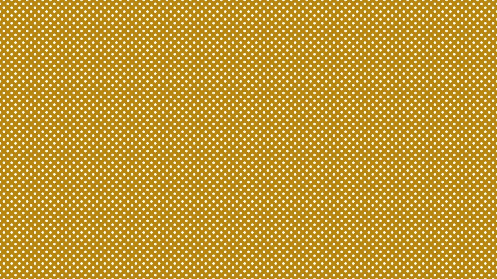 wit kleur polka dots over- donker guldenroede bruin achtergrond vector