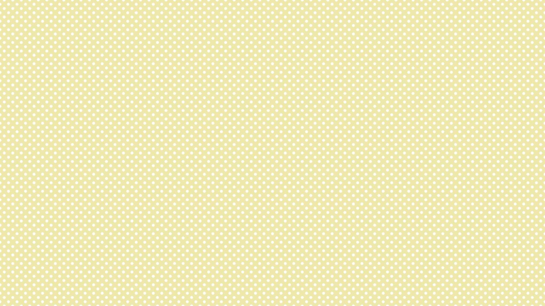 wit kleur polka dots over- pale guldenroede geel achtergrond vector