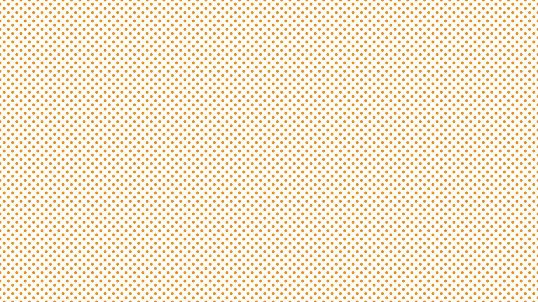 donker oranje kleur polka dots achtergrond vector