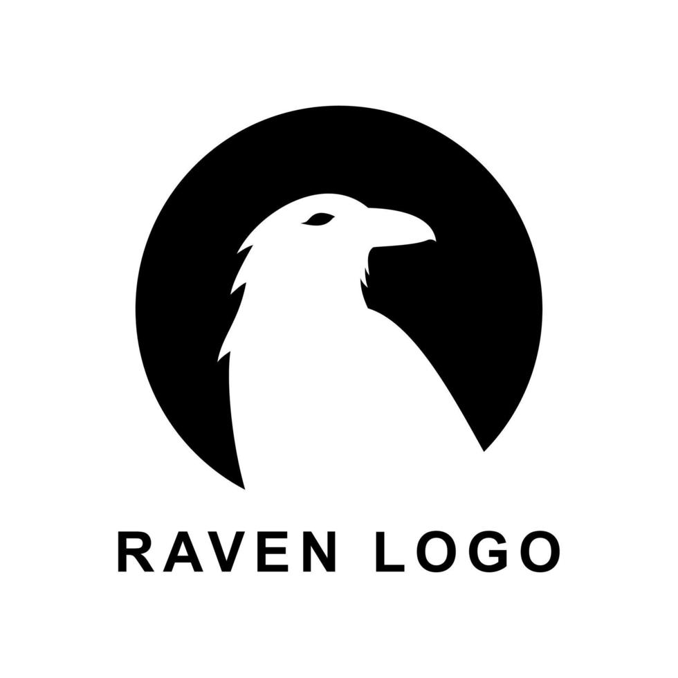 logo vogel in zwart achtergrond vector