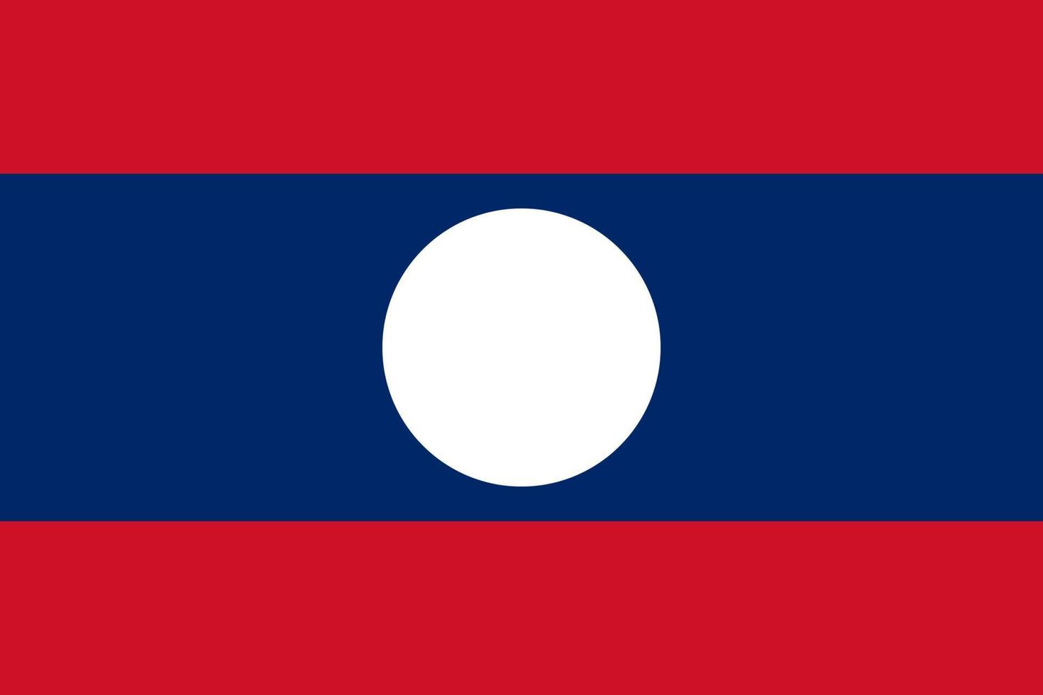 gemakkelijk kaart Laos vector