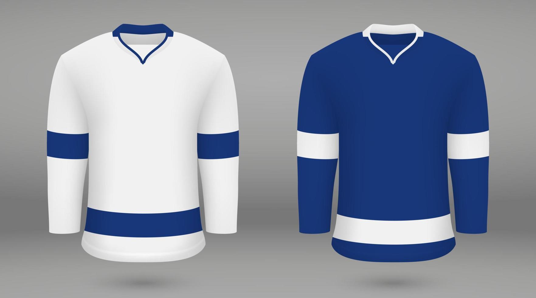 overhemd sjabloon kracht hockey Jersey vector