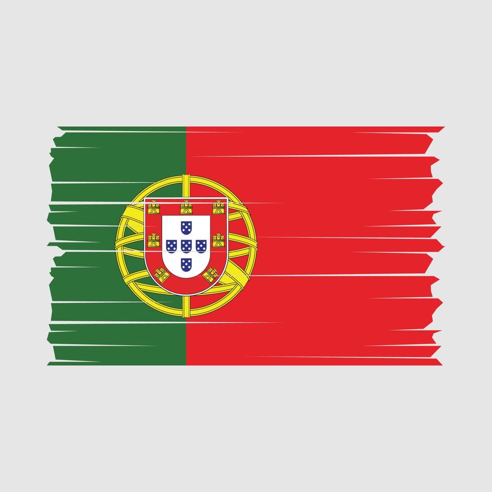 vlag van portugal vector