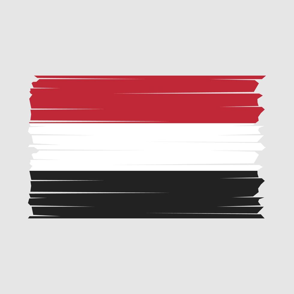 jemen vlag vector