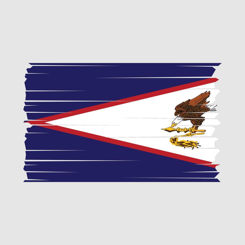 amerikaanse samoa vlag vector