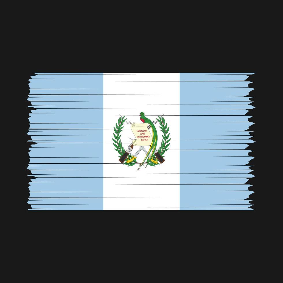 Guatemala vlag borstel vector